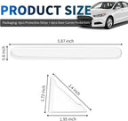 8PCS Transparent Car Door Edge Guards Kit,Anti-Collision & Anti-Scratch Car Door Edge Protector,Self-Adhesive Cars Doors Corner Protector Automotive Exterior Accessories