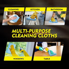 Blue Microfiber Cleaning Cloth 150 Pack, 12.5 x 12.5 inch Microfiber Towels for Cars, Ultra Absorbent Car Washing Cloth Cleaning Rags for Car Kitchen Window