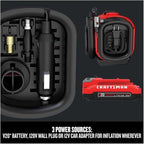 V20 Tire Inflator Portable Air Compressor, Car Air Pump, 3 Modes Tire Pump: Cordless, 120V Corded, and 12V Car Adapter, Battery Sold Separately (CMCE520B)