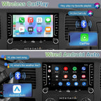 Touch Screen Radio for Chevy Silverado 1500 2500 3500 2007-2013, Android Stereo for Silverado GMC Sierra Acadia Support CarPlay Android Auto AM/FM GPS 4Core 64GB - with Camera