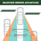 Blind Spot Mirror, Blindspot Mirror for Car, HD Glass Frameless Convex Side Mirror Blindspot, Universal Car Exterior Accessories Wide Angle Rear View Car Mirrors for Cars SUV Trucks and RVs