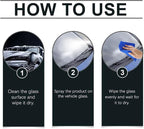 Anti-Fog & Water Repellent Spray, Anti-Fog Car Defogger Glass Cleaner Spray, Glass Coating For Windshield, Water Repellent Sprays for Windows, Windshields, Mirrors (3pcs)