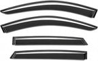 2018-2022 Tape-On Rain Guards for Honda Accord Sedan Side Window Visor Deflectors 10th Gen LX EX-L Sport Touring Durable Vent Shades 2019 2020 2021