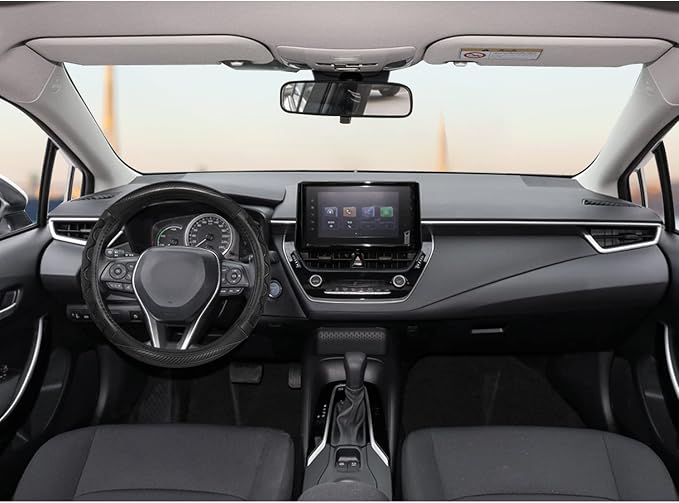 Steering Wheel Cover for Toyota, Auto Car Steering Wheel Cover for Toyota Highlander Rav4 Corolla Camry,Standard Size - Gray