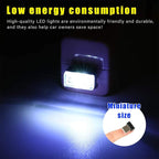 7 PCS USB LED Car Interior Atmosphere Lamp, Plug-in USB Decor Night Light, Portable Auto Ambient Lighting Kit, Universal Vehicle Interior Accessories for Most Cars (Multi-Color)