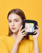 Clear Sunscreen Makeup Bags,Small Makeup Bag for Purse,Mini Clear Makeup Pouch Purse Organizer Fit Carry-on Travel Essentials,Cute Cosmetic Bags Car Accessories for Women (Mini-Black)