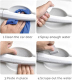 10pcs Clear Car Door Handle Scratch Potector TPU Car Door Sticker Universal Protective Films for Vehicles (Clear)