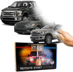 MPC Remote Start Kit for Ford F-150 2015-2020 | F-250 F-350 2017-2021 | Fusion 2014-2020 | Plug and Play | Press Fob Lock Unlock Lock to Start | No Honk | Gas or Diesel