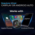 Wireless CarPlay Adapter & GPS Tracker, 2-in-1 Mini USB Dongle with Fast Auto Reconnect CarPlay Wireless Adapter, Plug and Play for OEM Factory Wired CarPlay Vehicles