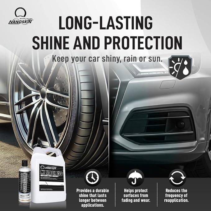 High Gloss Water Based, Silicone White Tire Dressing [NA-MDS16], 16 oz.