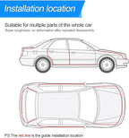 Car Door Edge Guards, Universal Rubber Seal Protector, U Shape Edge Trim, Black, 16FT