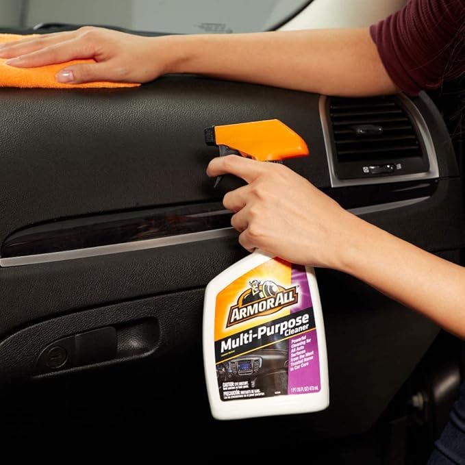 Multi Purpose Cleaner, Car Cleaner Spray for All Auto Surfaces, 16 Fl Oz (Pack of 2)