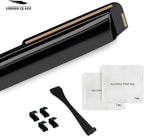 Voron Glass in-Channel Extra Durable Rain Guards for Dodge RAM 2002-2008 MegaCab, Window Deflectors, Vent Window Visors, 4 Pieces - 200691