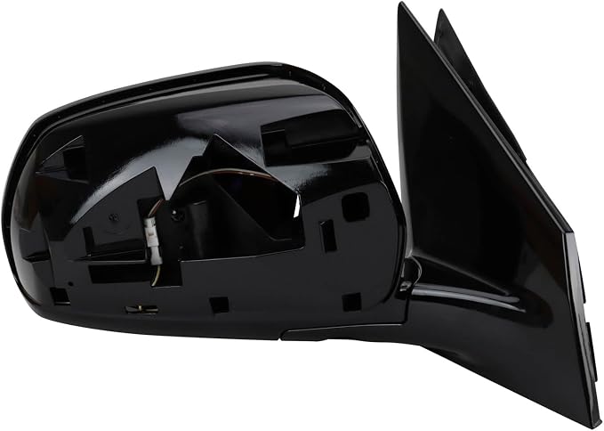 Passenger Side Power Mirror Smooth Gloss Black Manual Fold No Heat No Memory Compatible with 2005-2007 Nissan Murano NI1321181