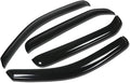 4Pcs Tape-On Window Visor Rain Guard Compatible with 2005-2015 Nissan Xterra, Rain Shields Vent Shade Wind Deflector, Acrylic