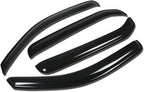 4Pcs Tape-On Window Visor Rain Guard Compatible with 2005-2015 Nissan Xterra, Rain Shields Vent Shade Wind Deflector, Acrylic