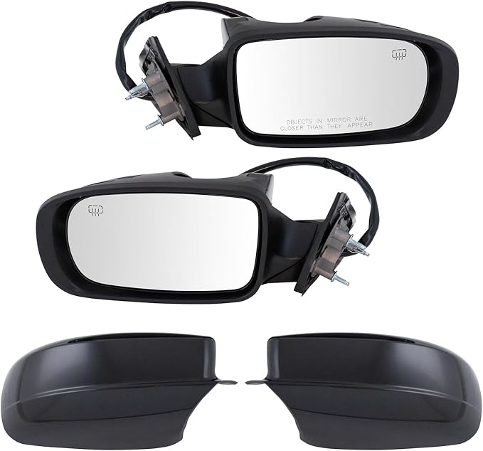 Driver & Passenger Side Power Heated Mirror Set Paint to Match Without Memory Compatible with 2012-2019 Chrysler 300 CH1320404 CH1321404