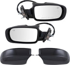 Driver & Passenger Side Power Heated Mirror Set Paint to Match Without Memory Compatible with 2012-2019 Chrysler 300 CH1320404 CH1321404