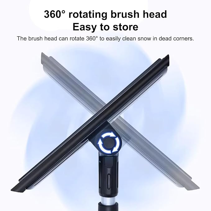 Ice Scraper Snow Brush, 3 in 1 Car Snow Brush and Ice Scraper, Ergonomic Foam Grip, Durable Ice Scraper for Snow Removal, Cars, Trucks