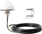 Sirius XM Satellite Radio Antenna, Mirror Tubular Mount Aerial with SMB Connector 21ft Extension Wire for Semi Truck RV Trailer Car Vehicle, High Gain Sirius XM Stereo Receiver Tuner Antenna