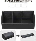 Leather Car Trunk Organizer,Durable Collapsible Adjustable Compartments Cargo Storage,Extra Large Capacity,AK-151