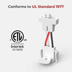 Siterlink Quick Connect Smoke Detector Adapter Plug, Compatible with GS562A Hardwired Smoke Alarm to Connect Existing Wiring Harness GA6217K 6-Pack