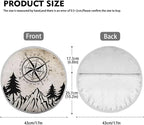Camp Steering Wheel Cover Sun Shade, Camp Mountain Auto Sunshade for Car Wheel Cover, Universal Car Accessories for Women/Men Fits Most Cars,Trucks,SUVs,Sedans