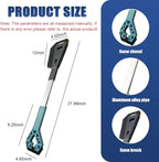 3 in 1 Snow Brush and Ice Scrapers for Car Windshield, 28" No-Scratch Automotive Window Cleaning Scraper with Ergonomic Grip, Detachable Winter Snow Removal Tool for Most Sedans(Blue)