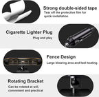 Car Heater,12V Portable Heating & Cooling Fast Heating Defrost Defogger for Car Windshield, Plugs into Cigarette Lighter,Car Defroster Windshield WIth Rotation Stand Holder