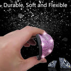 2pcs Bling Car Cup Holder Coaster, 2.75 inch Anti-Slip Shockproof Universal Fashion Car Coasters Insert Bling Crystal Rhinestone Automotive Interior Accessories for Women (2 pcs, Pink)