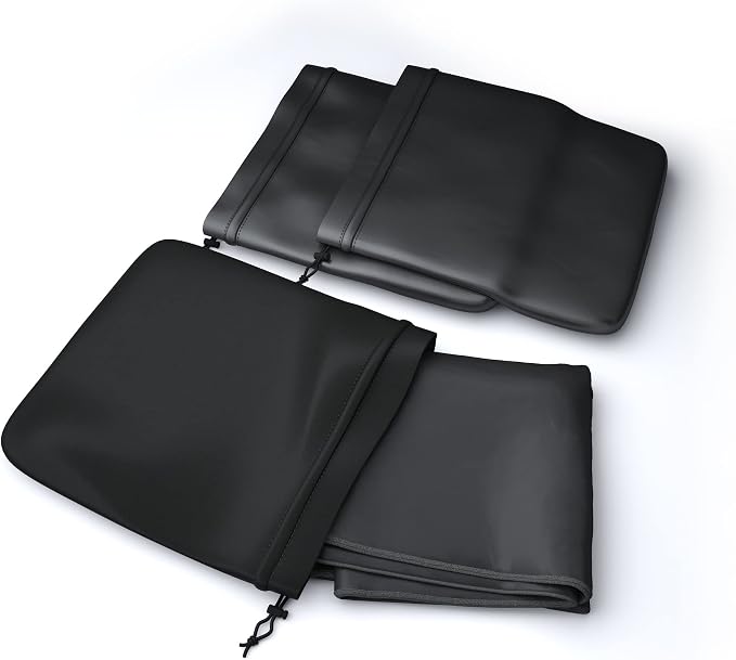 Custom-fit Snow Cover Compatible with 2008-2016 Chrysler Town & Country Minivan, Windshield Cover Comes with Rear Mirror Cover