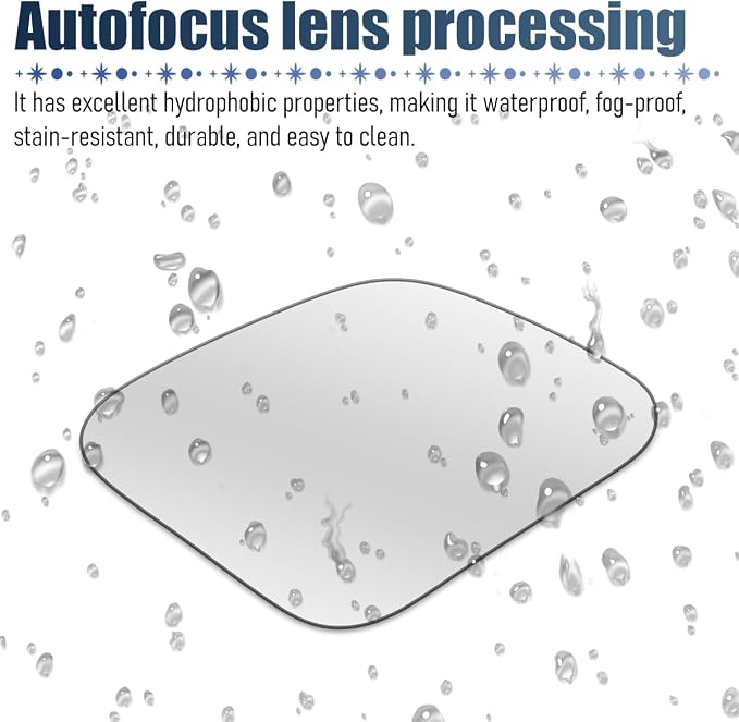 4PCS Car Blind Spot Mirror, Wide Angle Clear HD Glass Convex Side Rear View Mirror to Reduce Blindspot, Auto Exterior Rear View Accessories for Wide Angle, Universal Fit (StyleB)