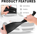 2PCS New Car Seat Gap Filler with 2 Storage Areas,Stylish Car Seat Gap Storage for Stabilizing Phone,Keys Wallet,Universal Car Seat Gap Filler Organizer Interior Accessories (Carbon Black)
