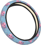 Cartoon Cute Octopus Steering Wheel Covers Anti-Slip Elasticity Car Accessories Steering Wheel Protector Universal 15 Inch for Cars SUV Vehicle Truck