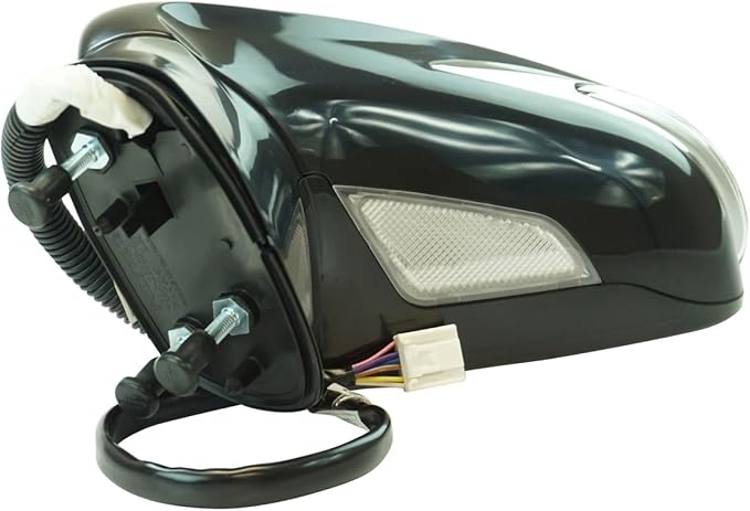 2 Piece Driver and Passenger Side Mirror Assembly Set Electric Adjustment Heated Memory Black Compatible with 2010-2012 Lexus ES350 LX1320135 LX1321135