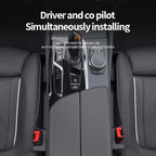 Car Seat Gap Filler, Seat Gap Organizer with Phone Holder, Car Seat Accessories, Car Organizer Fit Car SUV Truck, 2PCS Seat Gap Filler and 2 Pack Car Purse Hook