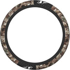 Camo Steering Wheel Cover Universal 15 Inch Camo Wheel Cover Accessories Decorative Non-Slip Neoprene Car Cover Realtree Wheel Cover Suitable For Women And Men Girls Suitable For Car SUV Car Van Truck