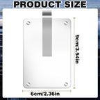 Acrylic Magnetic Personalized Photo Holder Car Picture Frame, Car Picture Holder, Car Photo Holder Car Visor Clip, Personalized Car Accessories Can Be Used to Add Your Personal Photo