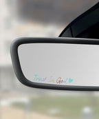 SCUARI 4PCS Car Stickers,Cars Decals,Car Accessories Trust in God Rearview Mirror Sticker,Trust in God Mirror Decals,Suitable for Most Cars, Trucks, Motorcycles, SUVs (Colorful)