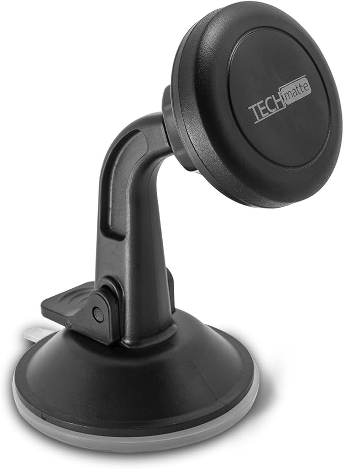 Car Phone Mount Magnetic-Dashboard Mounted Car Phone Holder-Universal Smartphone Compatibility with Strong Magnetic Technology (Black), Portable Electronic Device Mount