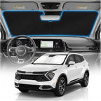 for KIA Sportage NQ5 Sun Shade Windshield Cover - Custom Fit Sportage NQ5 Accessories 2023 2024 2025 2026 Sunshade Foldable UV Protection & Heat Shield Sun Visor Accessories