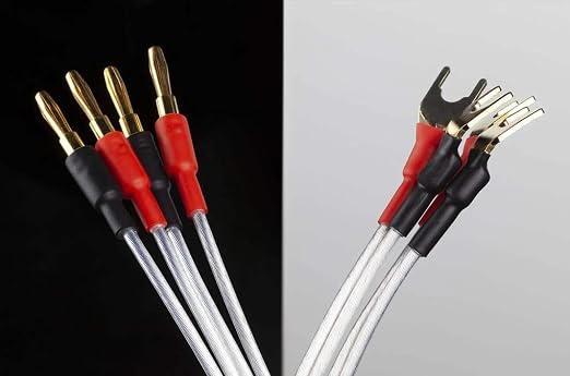 Premium Silver Cable Set - 6FT for Super Tweeters (Pair)