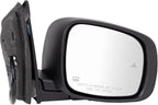 Driver & Passenger Side Mirror Set with Blind Spot Indicator Compatible with 2013-2016 Chrysler Town & Country Dodge Grand Caravan CH1320481 CH1321481