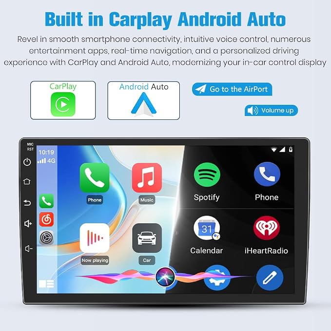 5G WiFi Car Radio Stereo for Ford F150 2009-2012,9" HD IPS Touch Display,Wireless CarPlay/Android Auto,GPS DSP RDS,Upgrade Bluetooth 5.0 AM/FM Stereo Low-end Car