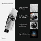 2Pcs Car Door Lights Compatible With Challenger 2015-Present. Personality Pattern LED Projector Courtesy Welcome Lights for SRT SXT GT RT (Picture 2)