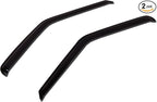 WV-560 Outside Mount Window Visor Deflector Rain Guard Dark Smoke 2-pc Set, Compatible with 2002-2006 Acura RSX
