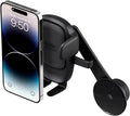 Easy One Touch Advanced Phone Mount for Tesla Model 3 and Model Y Screens - Universal Cell Phone Holder for iPhone, Google, Samsung, Moto, LG, and All Other Smartphones Black
