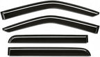 2015-2026 Tape-On Rain Guards for Ford F150 SuperCrew Side Window Deflector Visors (Crew cab only) XL XLT Lariat King Ranch Platinum Limited Lightning 2018 2019 2020 2021 2022 2023 2024 2025