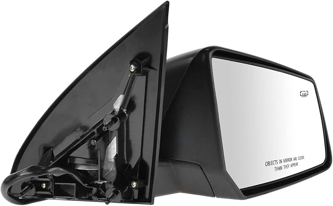 2 Piece Driver and Passenger Side Mirror Assembly Set Electric Adjustment Non-Heated No Memory Textured Compatible with 2007-2008 Saturn Outlook GMC Acadia GM132401 GM1321401