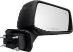 Passenger Side Mirror Assembly Power Heated Puddle Light Blind Spot Temp Sensor Textured Black Compatible with 2019-2025 Chevrolet Silverado 1500 2022 Silverado 1500 LTD